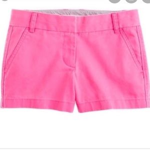 J. Crew Pink Chino Shorts